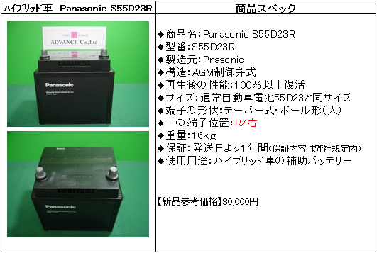 Panasonic S55D23R